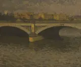 Robert Buhler, Grosvenor Bridge I, oil on canvas