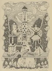 The Remarkable Rocket by Harold Jones, pen and ink, sold Mar 2026