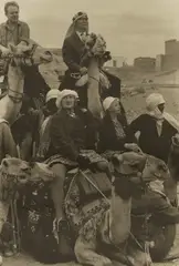 Thomas Hoepker, Tourists near the Pyramids of Giza, Egypt, circa 1962, silver gelatin print
