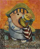 Patricia Pearce, Little Darling', Cohesion 89, oil on canvas