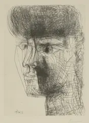 Tête de Faune' (Head of Faun), 1964 (Bloch 1370) by Pablo Picasso, drypoint etching, sold Mar 2026