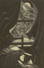 Monica Poole, The Only Child II, wood engraving