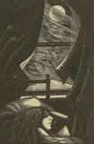 Monica Poole, The Only Child II, wood engraving