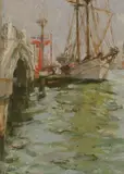 Diana Armfield, The Training Ship', Venice, 1996, oil on board