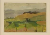 Rose Hilton, Cornwall, oil on canvas board