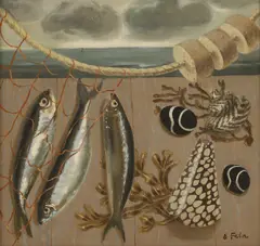Eleanor Fein, The Catch, oil on canvas