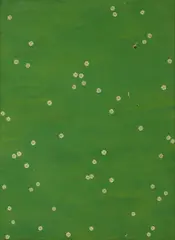 Jade Jagger, Daisies, oil on board