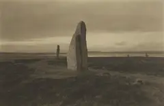 Kenro Izu, Ring of Brodgar, Scotland, from the 'Sacred Places' series, 1985, platinum palladium print