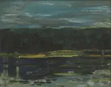 Clandeboye Lake by Lindy Hamilton-Temple-Blackwood, Marchioness of Dufferin and Ava, oil on canvas board, sold Mar 2026