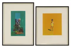 Bartholomew Beal, Madame Sosostris', 2014, and 'What Branches Grow, 2014, both signed 'Bartholomew Beal' in pencil l.r.
