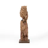 James Doran-Webb, Plato of the Forest, 2020, molave driftwood and bronze