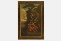 James Thornhill, Neptune and Amphitrite, oil on canvas