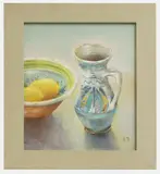 Shan Egerton, Romanian Jug and Dish, pastel
