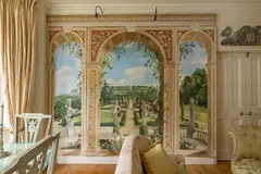 Michael Dillon, a neoclassical mural,, oil on canvas