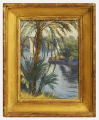 Julian Barrow, On Elephant Island, Aswan, oil on canvas