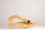 Guy Taplin, Untitled, a carved swan
