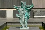 Ian Scott, Untitled, a patinated bronze sculpture