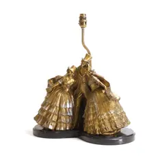 Fanny Rozet, Untitled, 42cm wide 22.5cm deep 47.5cm high to top of bulb mount For a bronze of the same subject