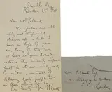 John Ruskin, Untitled, Romsey 25th Oct 1879 ['1879' added in pencil]
