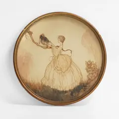 William Mitcheson Timlin, Untitled, pen and ink and watercolour