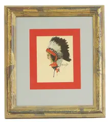 John Hassall, Untitled, watercolour