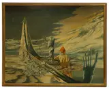 Gustav Täubert, Untitled, oil on board 100 x 127cm