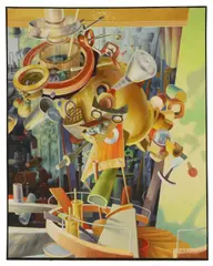 Philibert, Untitled, oil on canvas 92 x 72.5cm Provenance: The Clock House
