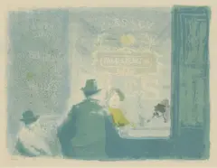 Bernard Cheese, Untitled, 'Pale & Burton' lithograph in colours