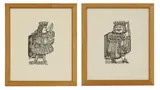 Edward Bawden, Untitled, both signed 'Edward Bawden' in pencil l.r.