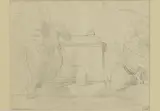 John Aldridge, Untitled, pencil 19 x 23.5cm Provenance: A single-owner collection from a house in Great Bardfield.