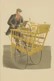 Eric Ravilious, Untitled, 'Knife Grinder' lithograph in colours