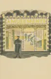 Eric Ravilious, Untitled, 'Amusement Arcade' lithograph in colours