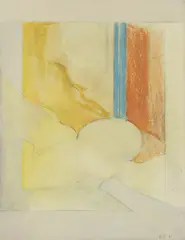 Adrian Heath, Untitled, mixed media 76 x 56cm