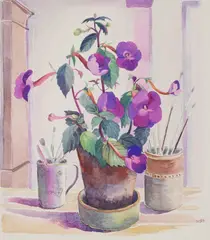 Joan Warburton, Untitled, watercolour 37 x 30.5cm