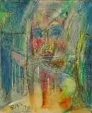 Sven Berlin, Untitled, oil on canvas 61 x 50cm