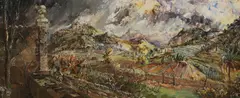 Jack Lawrence Miller, Untitled, oil on canvas 76 x 183cm