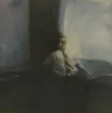 Karn Holley, Untitled, oil on board 118 x 118cm