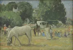 John Whittall, Untitled, oil on board 22 x 31cm