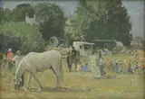 John Whittall, Untitled, oil on board 22 x 31cm