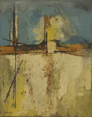 Trewin Copplestone, Untitled, oil on canvas 51 x 41cm
