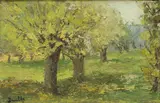 Ronald Ossory Dunlop, Untitled, oil on board 19 x 29.5cm