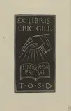 Eric Gill, Untitled, 1928 woodcut