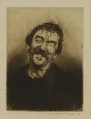 Untitled by Mortimer Luddington Menpes, Portrait of Whistler etching, sold Dec 2025