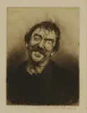 Mortimer Luddington Menpes, Untitled, Portrait of Whistler etching