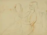 Bernard Fleetwood-Walker, Untitled, pencil and coloured chalk 41.5 x 52cm Provenance: The artist’s studio