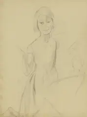 Bernard Fleetwood-Walker, Untitled, pencil 52 x 29cm Provenance: The artist’s studio