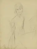 Bernard Fleetwood-Walker, Untitled, pencil 52 x 29cm Provenance: The artist’s studio