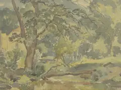 Ethelbert White, Untitled, watercolour 30 x 39cm Provenance: Bonhams