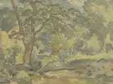 Ethelbert White, Untitled, watercolour 30 x 39cm Provenance: Bonhams