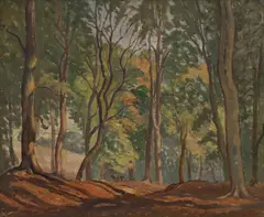 Ethelbert White, Untitled, oil on canvas 54 x 64.5cm